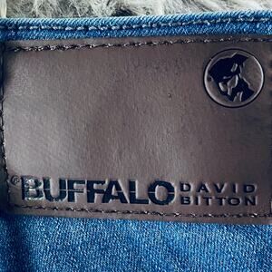 David Bitton Buffalo Men's Denim Blue Jeans 36x30 Axel Slim Stretch